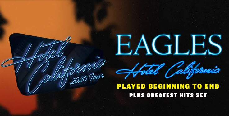 Eagles Hotel California Tour 2020 marqui